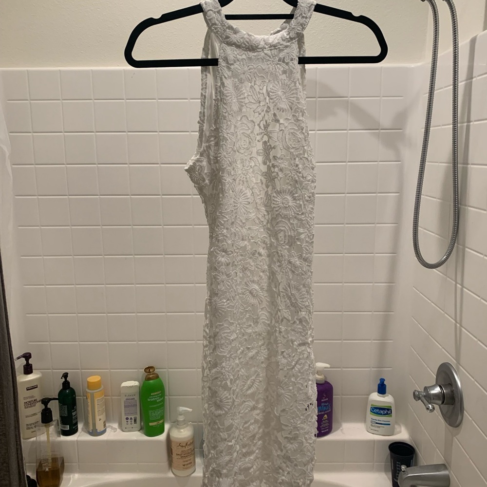 Womens all white dress